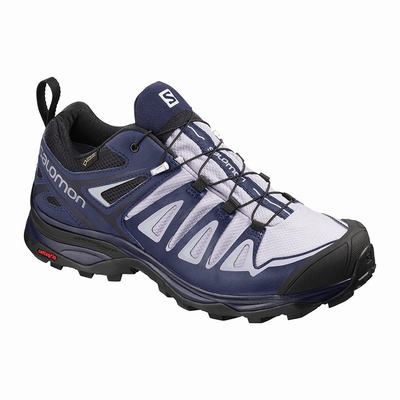 Salomon X ULTRA 3 GORE-TEX - Naisten Vaelluskengät - Laventeli/Sininen